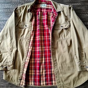 Vintage l.l.bean flannel lined jacket